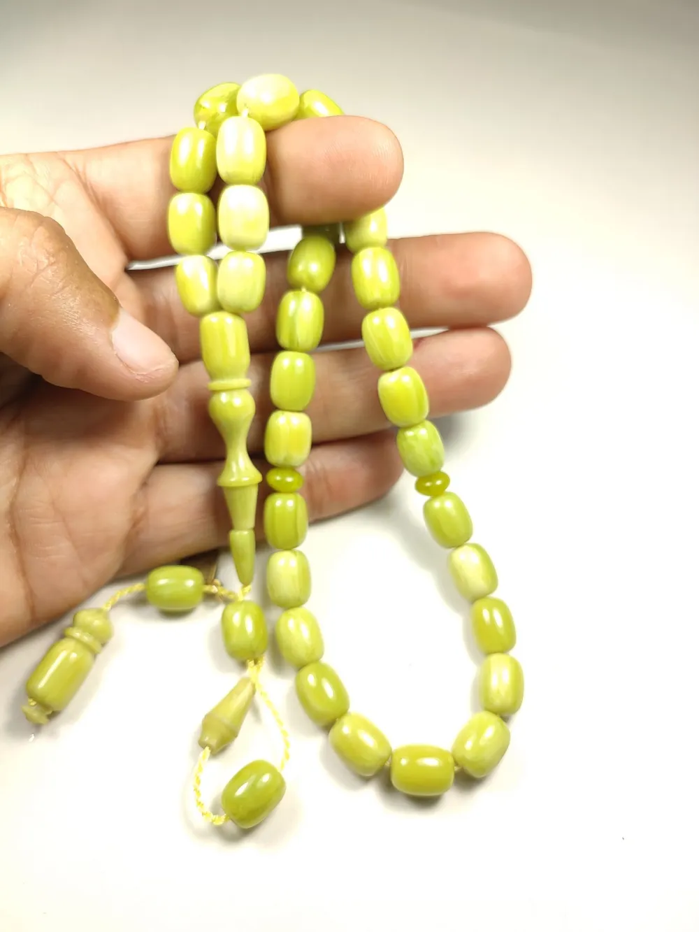 Hali̇l Hi̇lmi̇ Usta Eseri̇ İmzalı Aykırı Renk Sıkma Kehri̇bar küçük resim 5