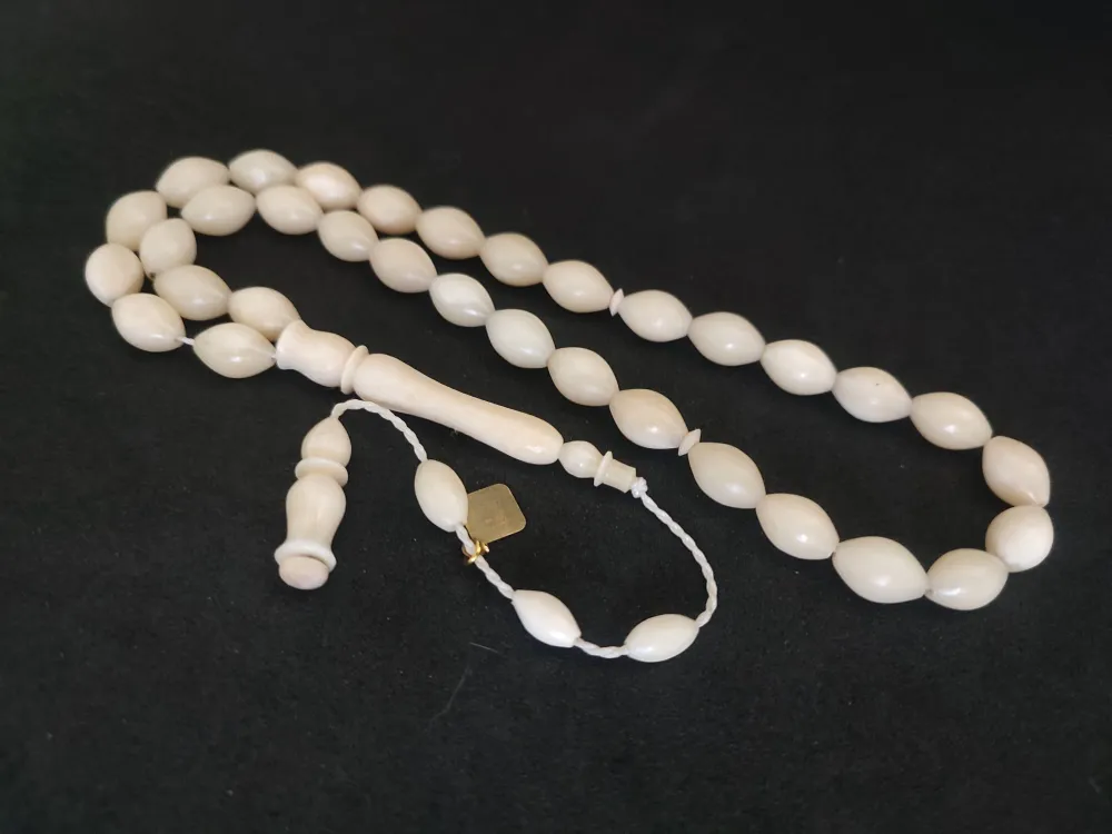 İskeçeli̇ Cemi̇l Usta Eseri̇ Mevlevi̇ Model Naturel Bali̇na Kemi̇ği̇