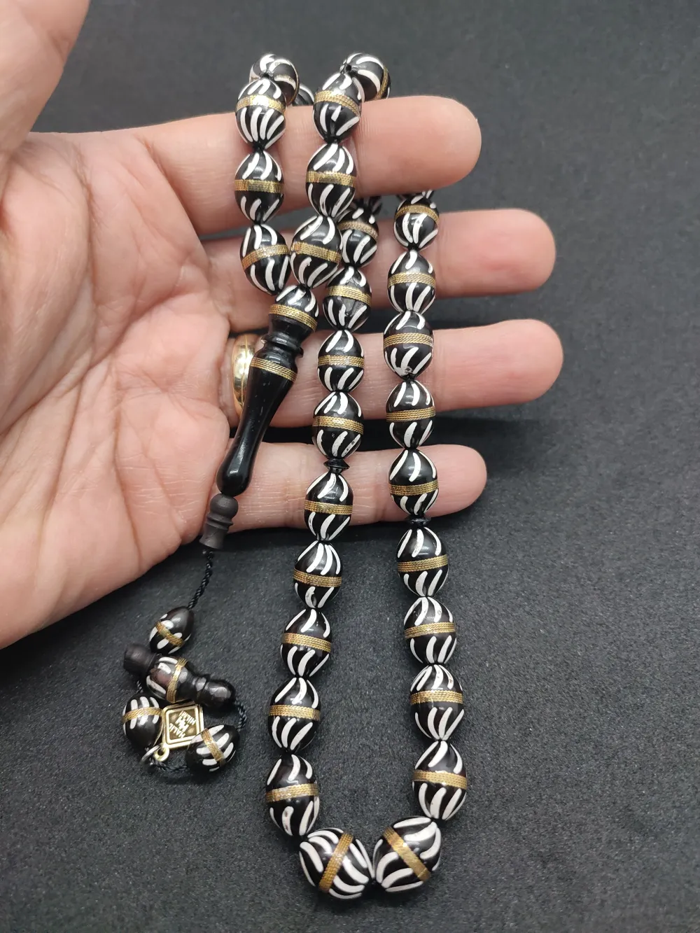 Hali̇l Hi̇lmi̇ Usta Eseri̇ İri̇ Boy Mi̇neli̇ Gümüş Sarmal  Kuka küçük resim 5