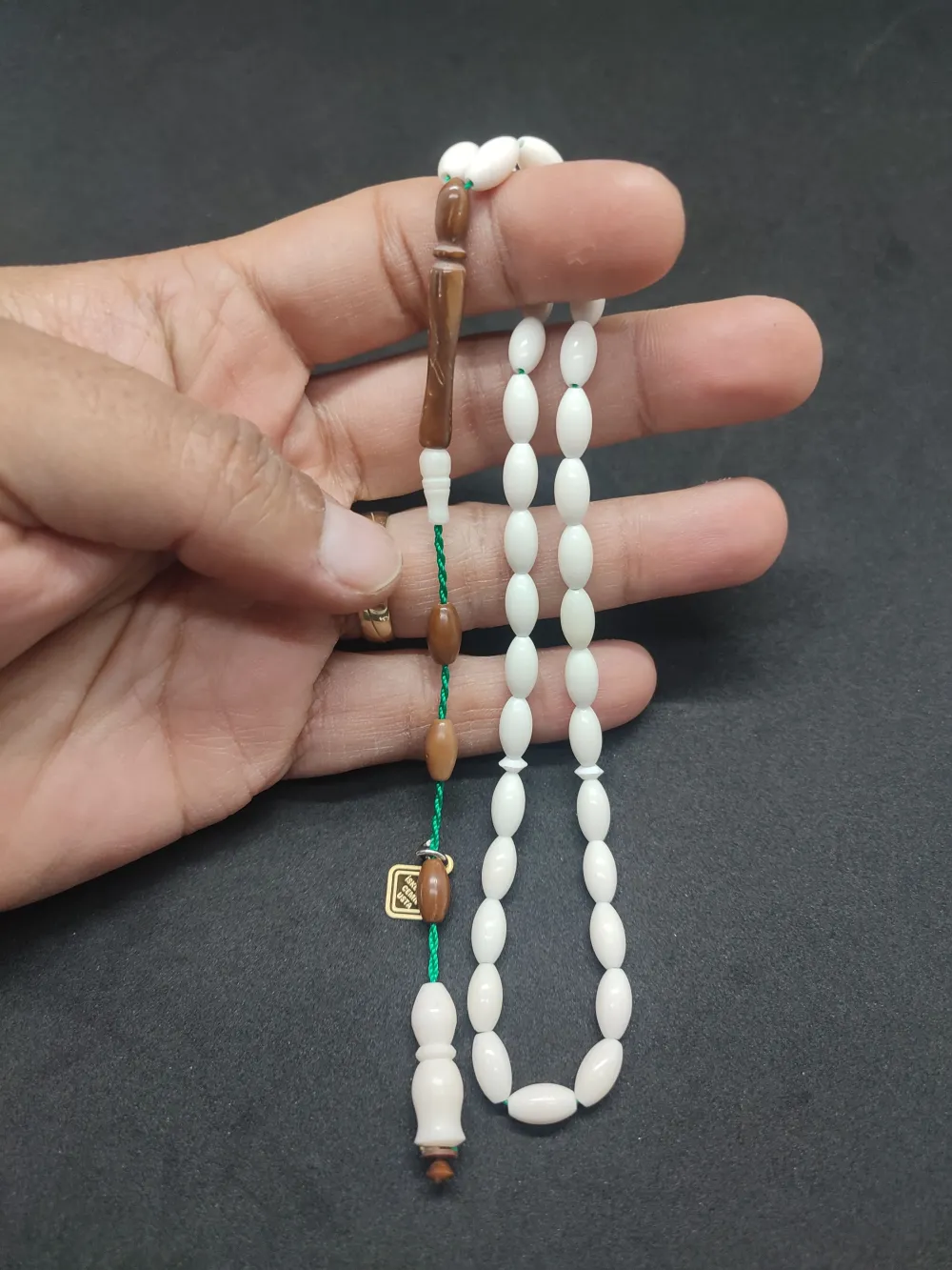 İskeçeli̇ Cemi̇l Usta Eseri̇ El Boy Kuka Kombi̇nli̇ Naturel Deve Kemi̇ği̇ küçük resim 4