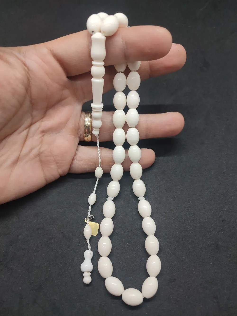 İskeçeli̇ Cemi̇l Usta Eseri̇ Mevlevi̇ Model İri̇ Boy Naturel Deve Kemi̇ği̇ küçük resim 3