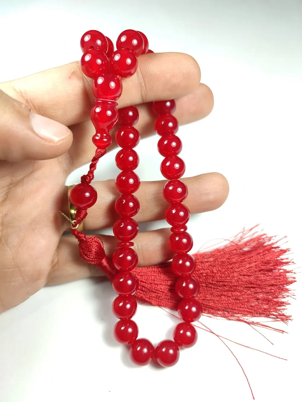 Ebu Zeyn Usta İşi̇ İmzalı Mühürlü Sıkma Kehri̇bar küçük resim 4