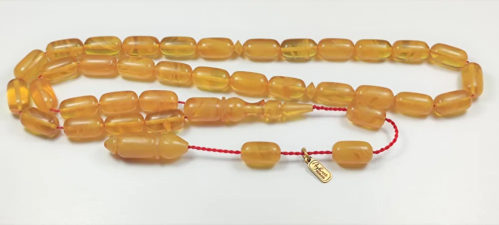 Ayhan Turan Usta İşi̇ İmzalı Mühürlü Sıkma Kehri̇bar