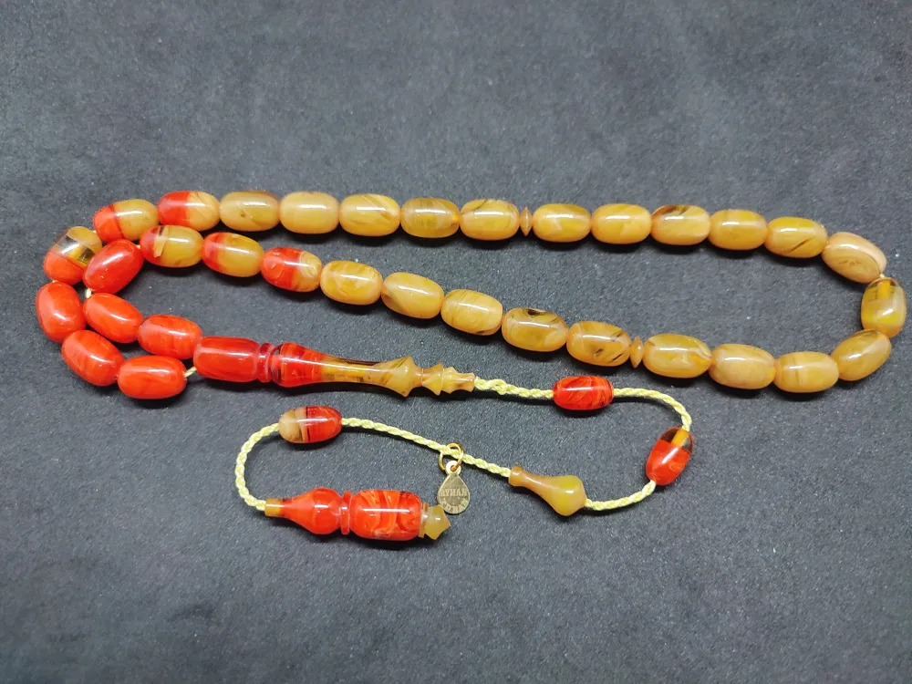 Ayhan Turan Usta Eseri̇ Ful Hare Ful Damar Eski̇ 0.6 Mm Deli̇m Sıkma Kehri̇bar küçük resim 2