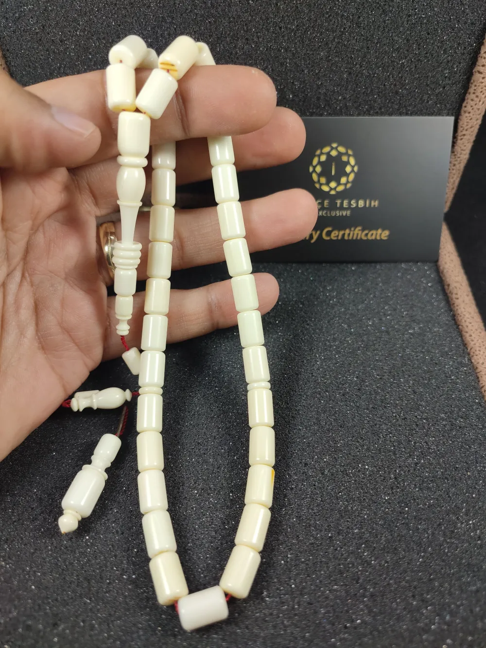 Bedri̇ Ala Usta Eseri̇ 22.30 Gr. İmzalı Halkalı Pati̇nli̇ Mahjong (Eski̇ Oyun Taşı) küçük resim 5