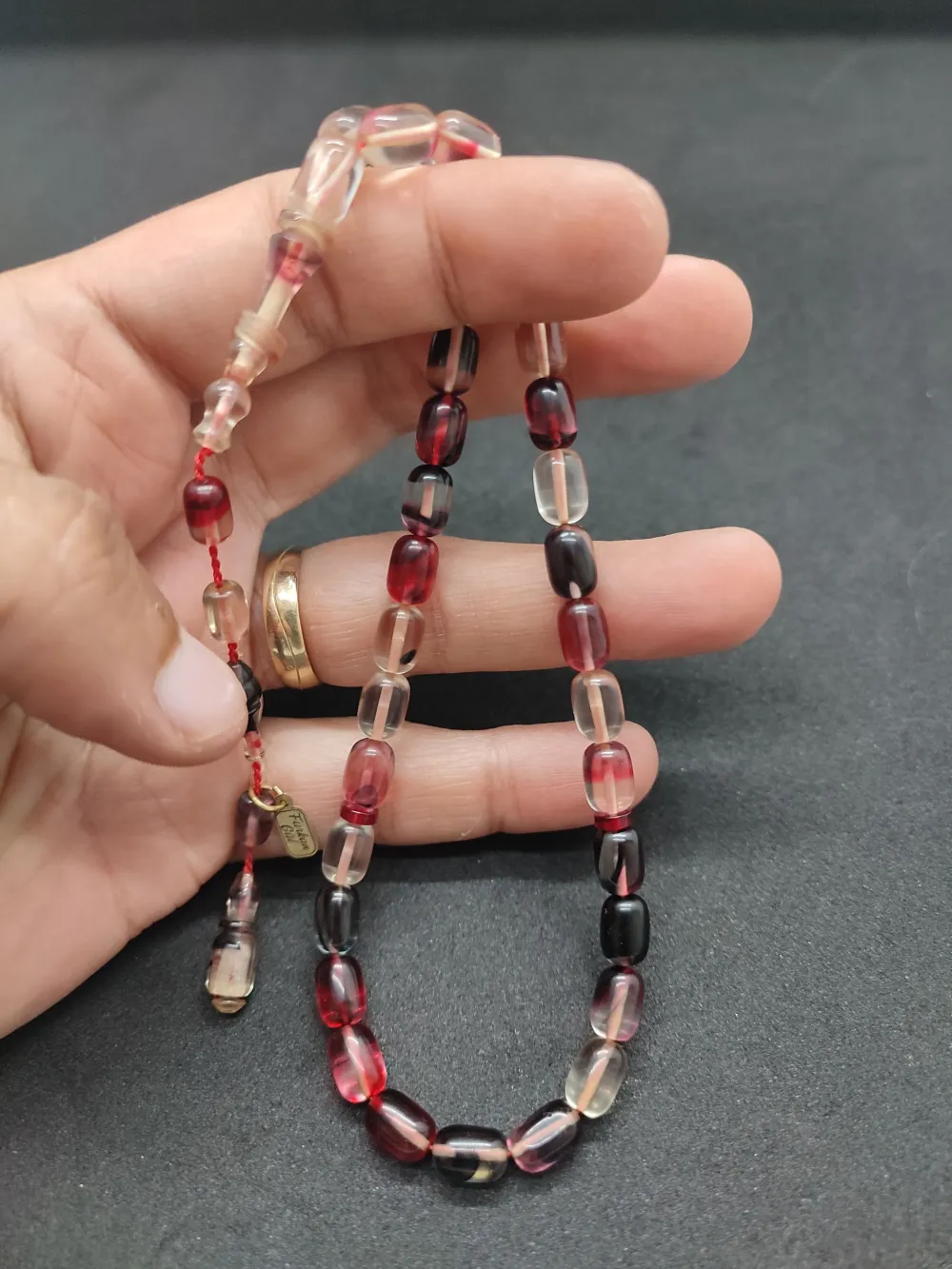 Furkan Gül Usta Eseri̇ El Boy İmame Halkalı Ateş-İ Kehri̇bar küçük resim 4