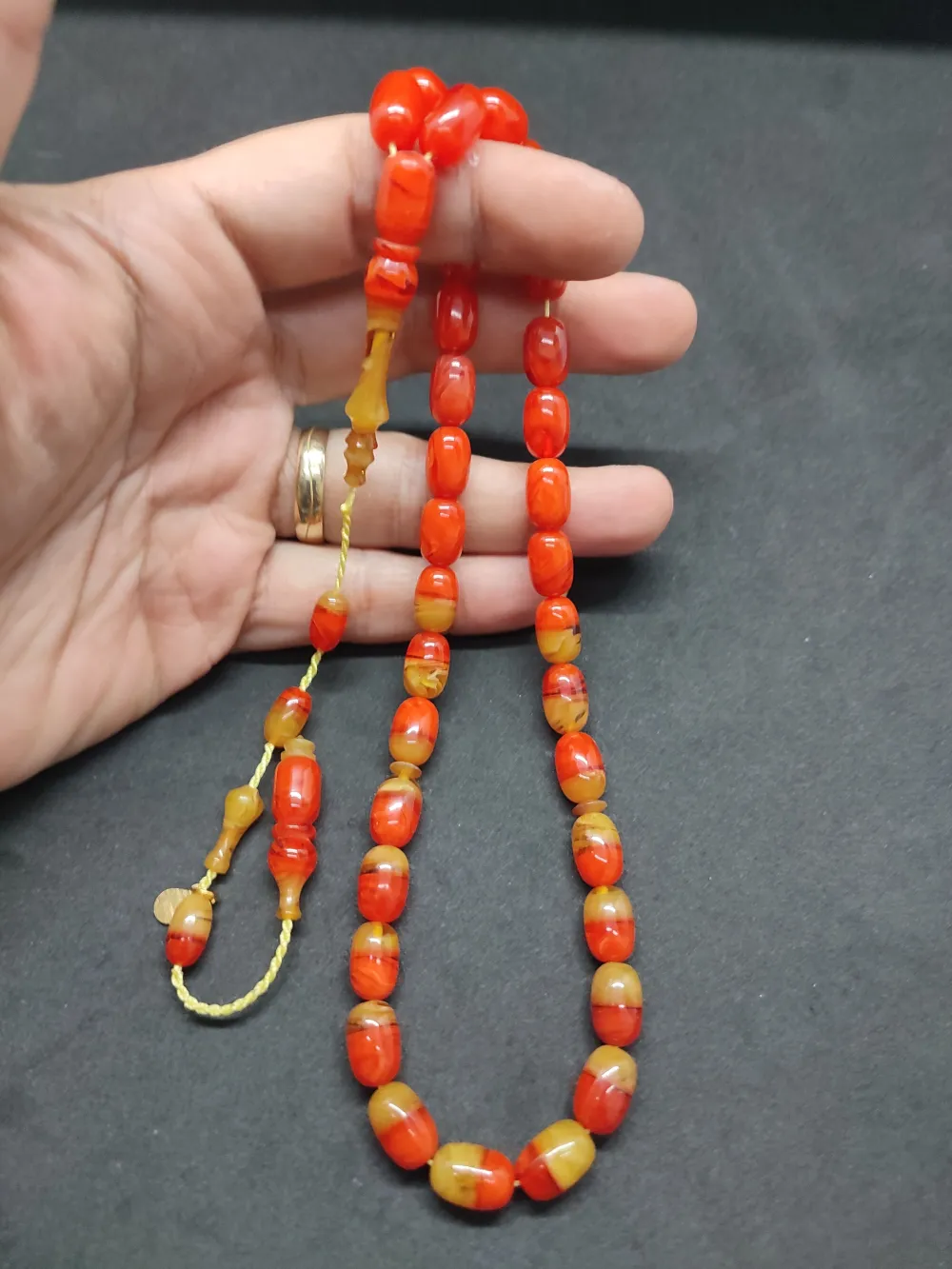 Ayhan Turan Usta Eseri̇ Ful Hare Ful Damar Eski̇ 0.6 Mm Deli̇m Sıkma Kehri̇bar küçük resim 4