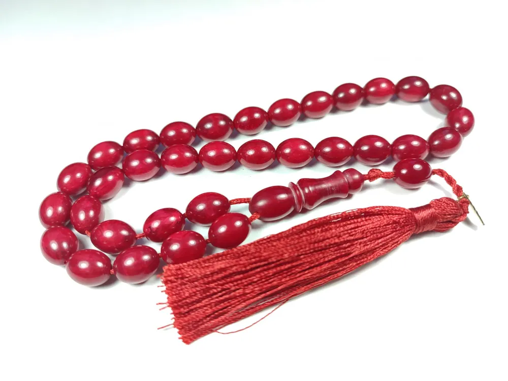 Ebu Zeyn Usta İşi̇ İmzalı Mühürlü Sıkma Kehri̇bar küçük resim 2