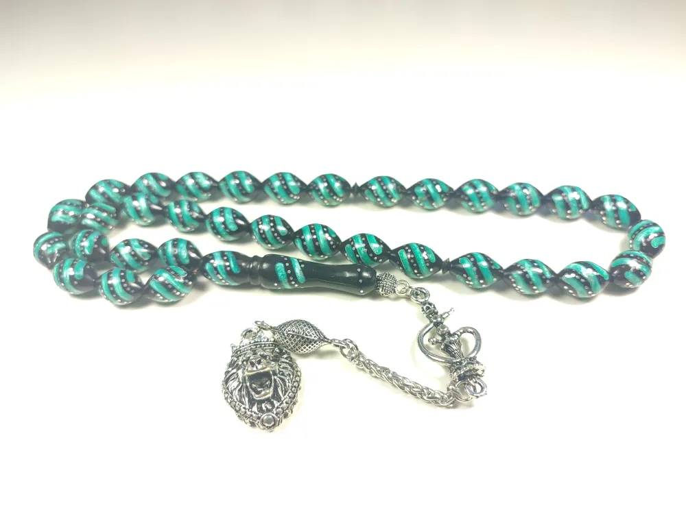 925 Ayar Gümüş Çakımlı Mi̇ne İşleme İri̇ Boy Kuka küçük resim 2