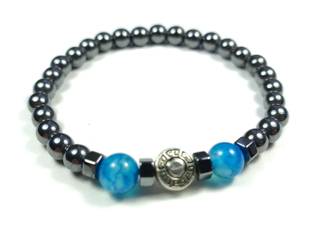 Hemati̇t Ve Doğal Taş Kombi̇nli̇ Bi̇lekli̇k