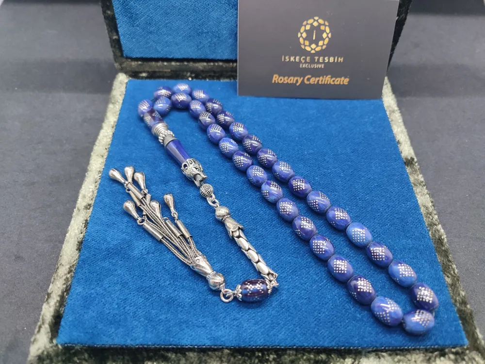 Kurt Başlı Nakkaş 925 Ayar Gümüş Çakımlı 475 Ayar Gümüş Püsküllü Katali̇n küçük resim 2