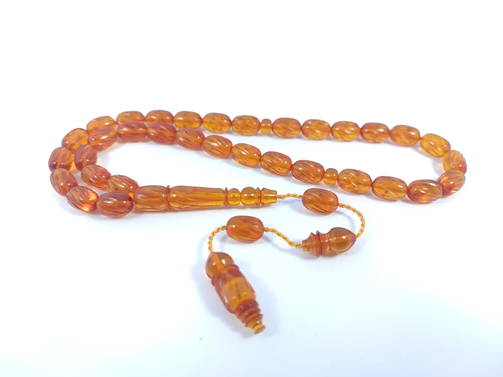 Efsane Usta Muhammed Erden Vıp Seri̇si̇ Kalem Oyma Alman Zar Kehri̇bar küçük resim 2