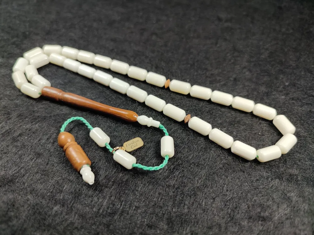 Furkan Gül Usta İşi̇ İmzalı Çi̇ft Zımpara Çi̇ft Ci̇la Deve Kemi̇ği̇ küçük resim 3