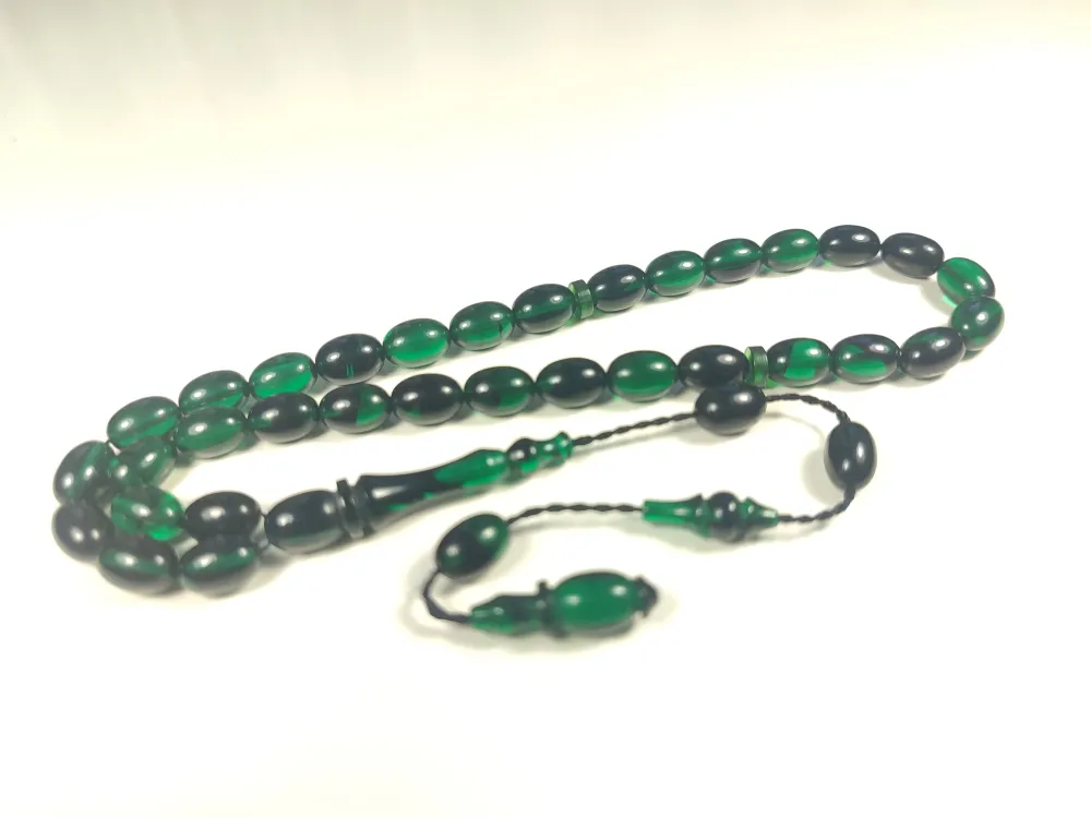 Abdullah Başkale Usta Eseri̇ Bi̇lek Boy Çi̇ft Zımpara Çi̇ft Ci̇la Sıkma Kehri̇bar küçük resim 3