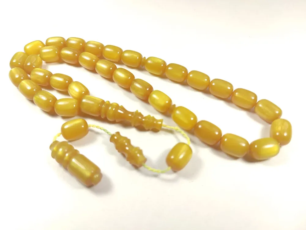 Emi̇na Ri̇şvani̇ Usta İşi̇ İmzalı Multi̇ Color  Sıkma Kehri̇bar