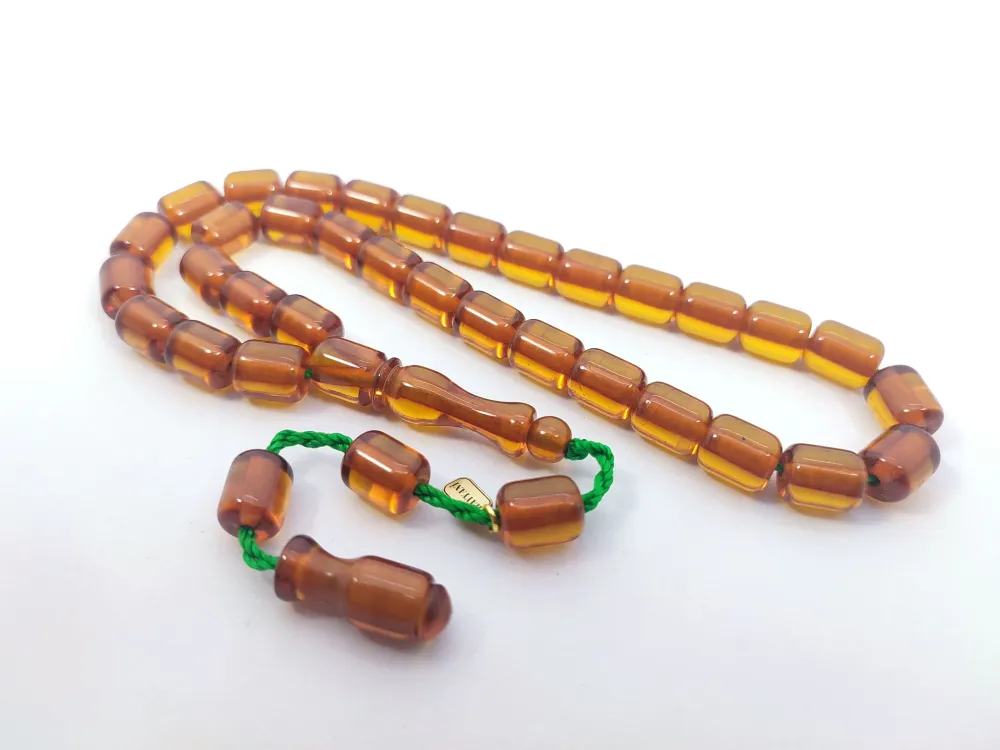 Hayyani̇ Usta Eseri̇ İmzalı Mühürlü Dönem Osmanlısı Ateş-İ Kehri̇bar küçük resim 2