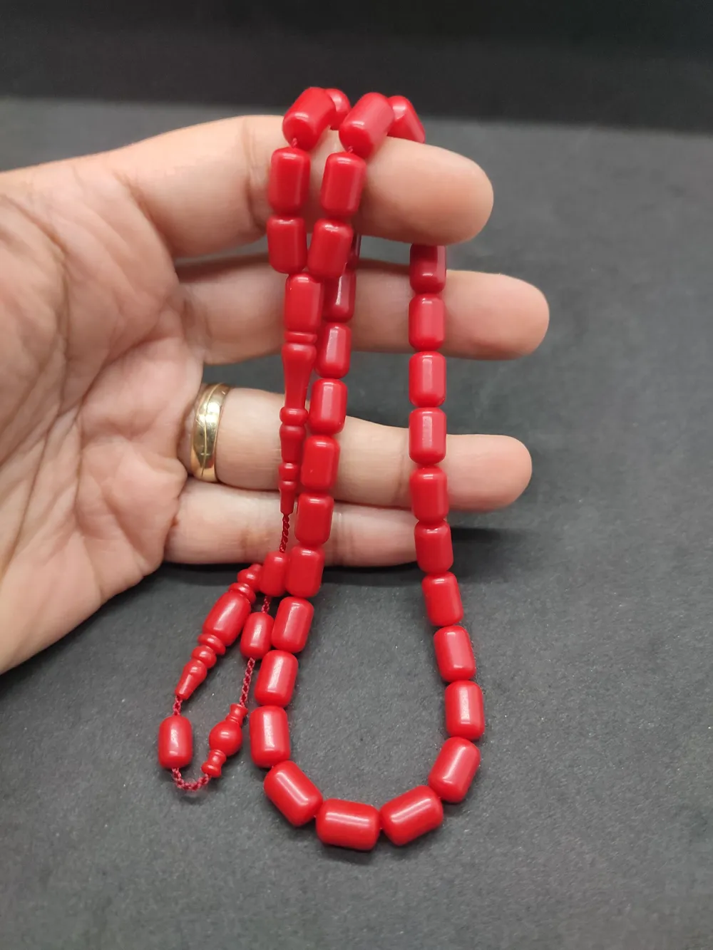 Yusuf Erden Usta İşi̇ İmzalı Halkalı İmame Cori̇an Mermer küçük resim 4