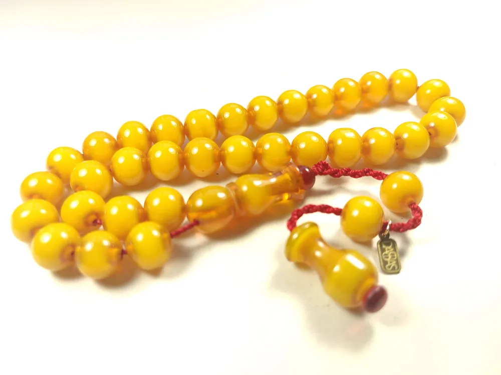 Muhammed Dabbas Usta İşi̇ İmzalı Anti̇k Model Sıkma Kehri̇bar