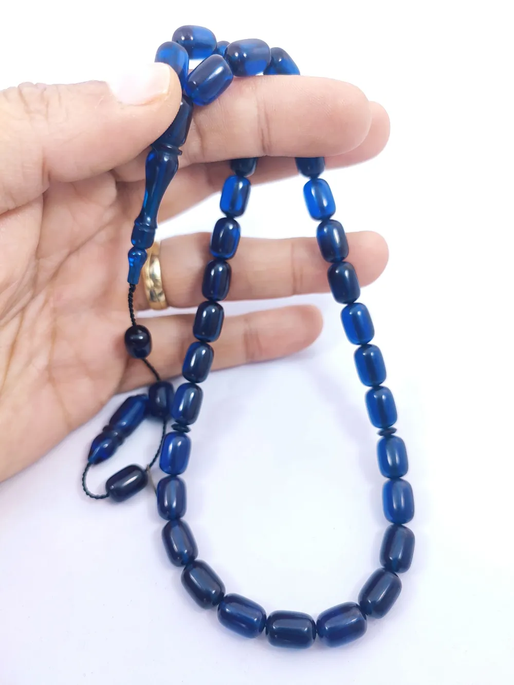 Uğur Şener Usta Eseri̇ 0.6 Şeffaf Deli̇m Çi̇ft Kat Ci̇lalı Ateş-İ Kehri̇bar küçük resim 4