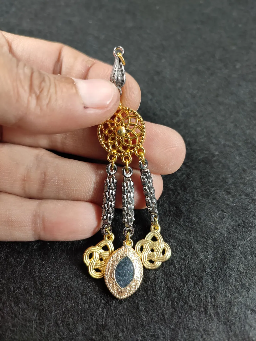 Alman Gümüş Tesbi̇h Püskülü küçük resim 3