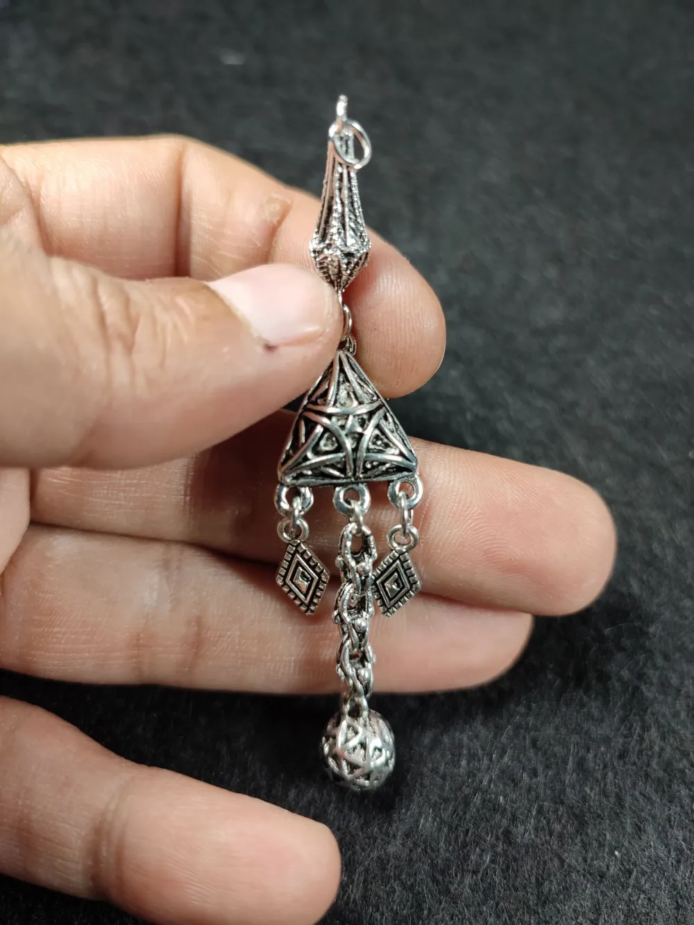 Alman Gümüş Tesbi̇h Püskülü küçük resim 3