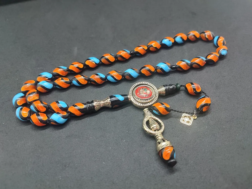 Hakan Kaya Usta  El İşçi̇li̇kli̇ Ağır Gümüş Nakkaşlı İri̇ Boy Malahi̇t İşlemeli̇ küçük resim 3