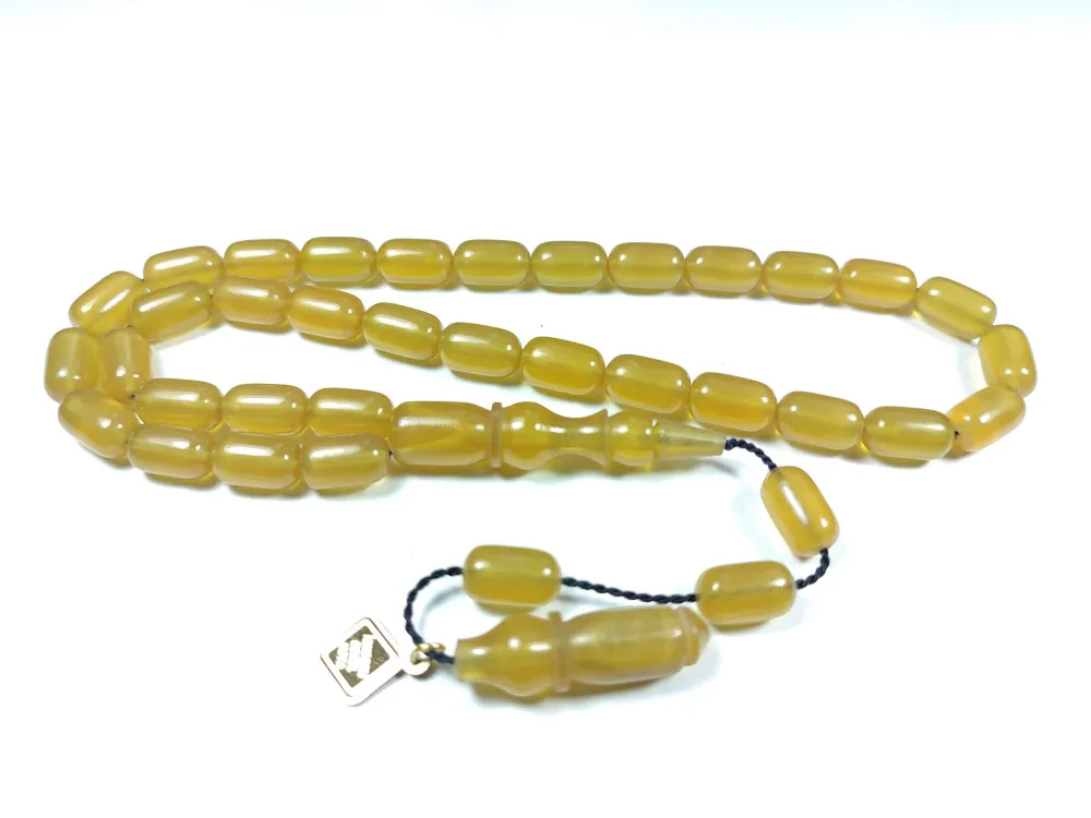 İskeçeli̇ Cemi̇l Usta İşi̇ İmzalı Sıkma Kehri̇bar küçük resim 2