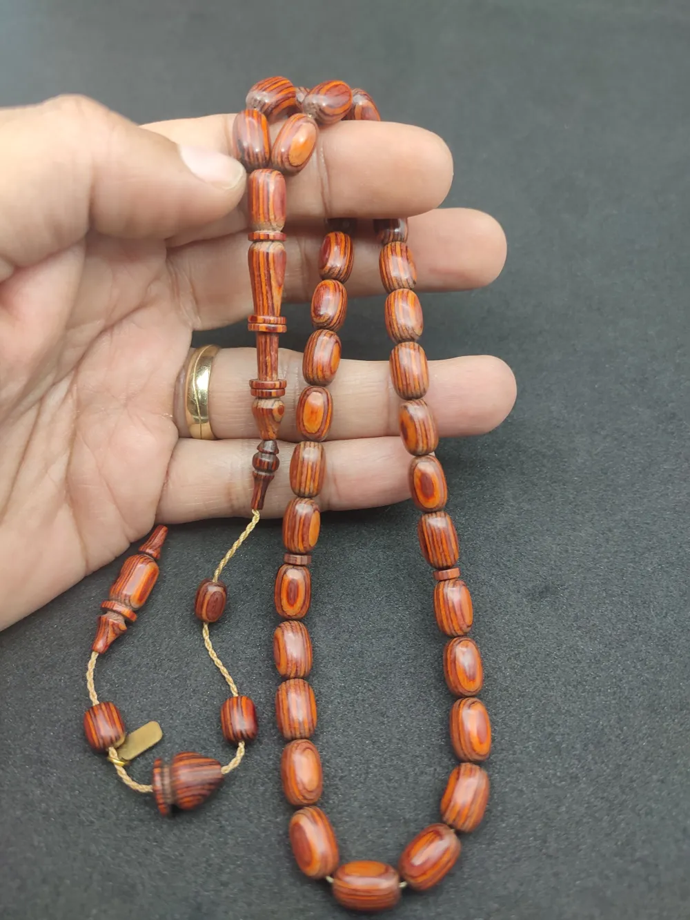 Hali̇l Hi̇lmi̇  Usta İşi̇ İmzalı Halkalı Nadi̇r Tür Nadi̇r Renk Doğal Kafur Ağacı küçük resim 4