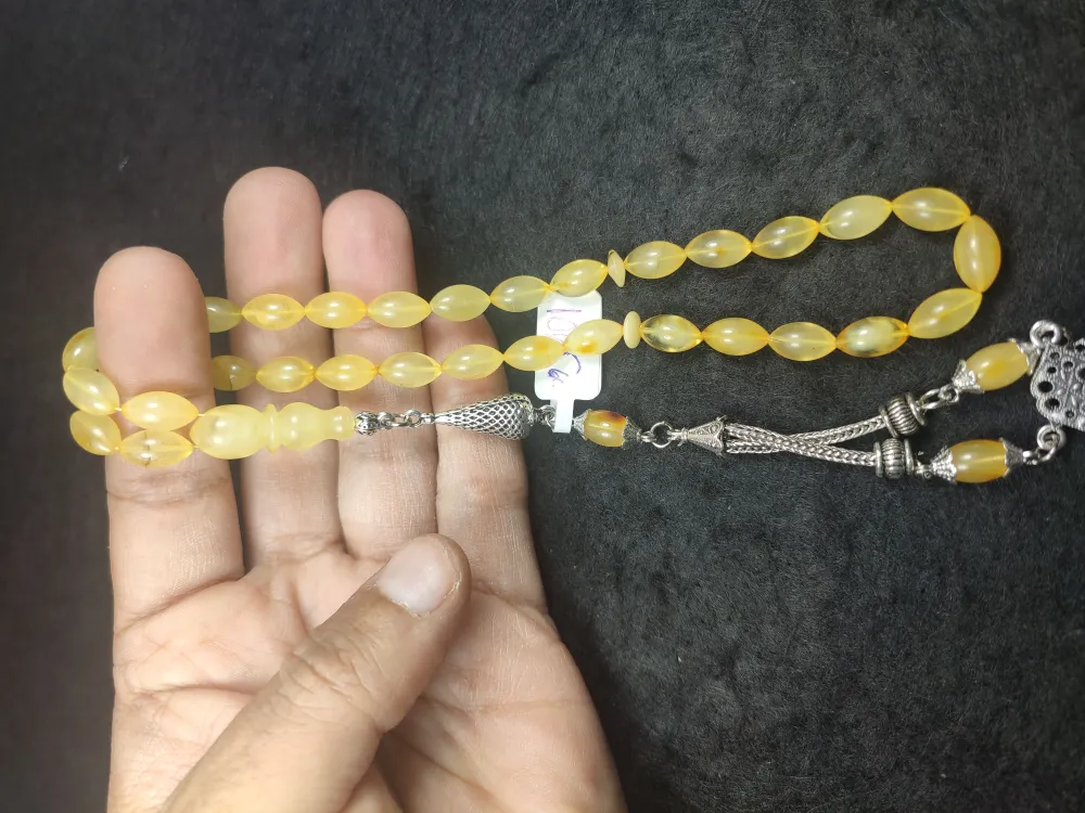 10.65 Gr. Orji̇nal Rus Kaya Damla Kehri̇bar küçük resim 5