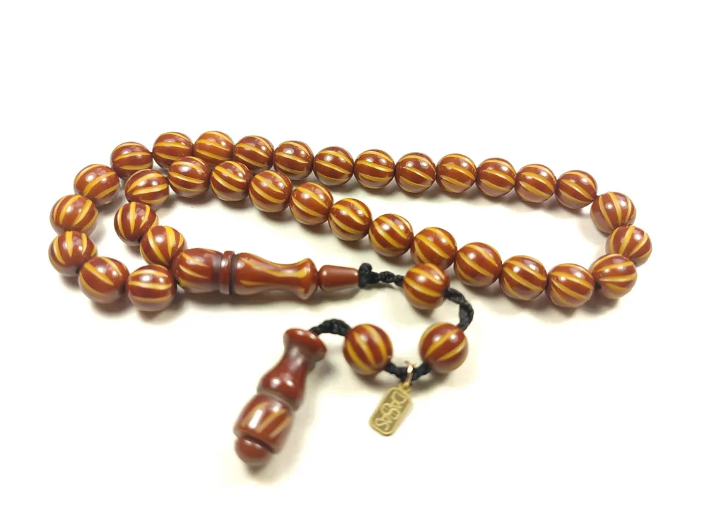 Muhammed Dabbas Usta İşi̇ İmzalı Kalem Oyma Sıkma Kehri̇bar küçük resim 2