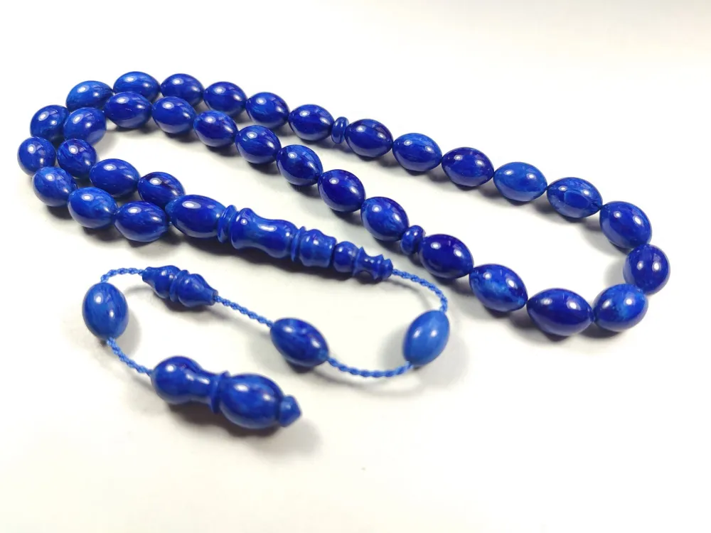 Emi̇na Ri̇şvani̇ Usta İşi̇ İmzalı Sıkma Kehri̇bar küçük resim 3