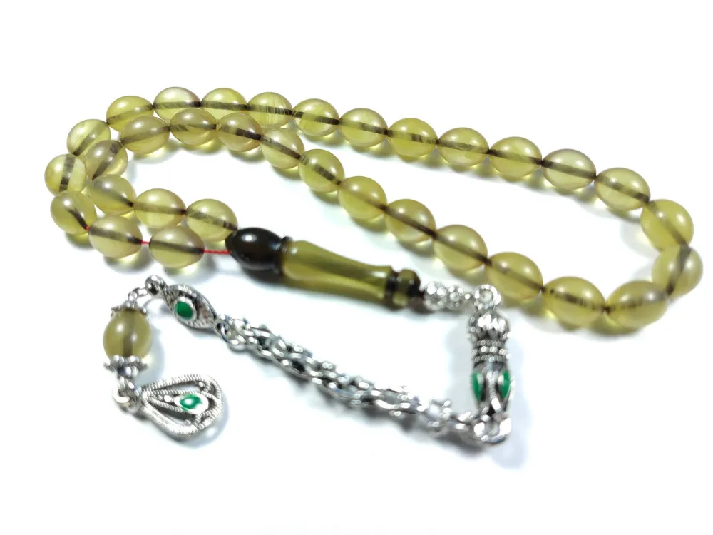 Alman Gümüş Püskül Kombi̇nli̇ 0.6 Deli̇m Sıkma Kehri̇bar küçük resim 2