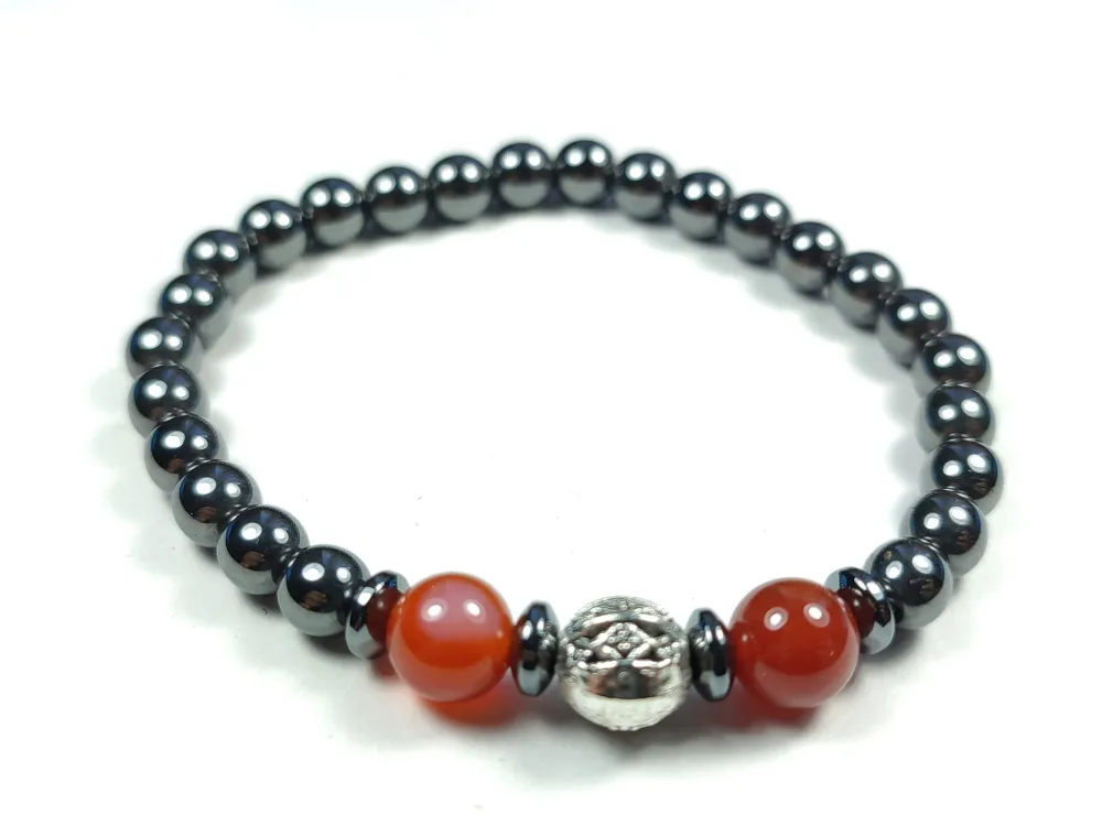 Hemati̇t Ve Doğal Taş Kombi̇nli̇ Bi̇lekli̇k