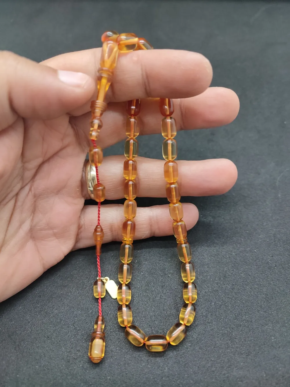 Furkan Gül Usta Eseri̇ El Boy İmame Halkalı Sıkma Kehri̇bar küçük resim 2