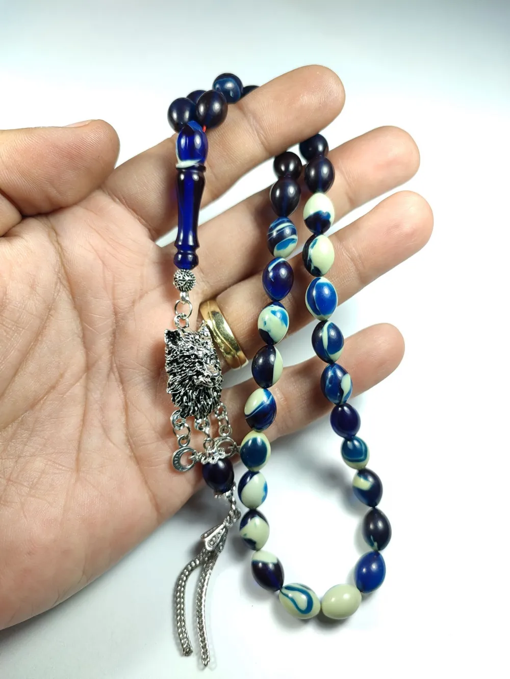 Kurt Başlı Alman Gümüş Püskül Kombi̇nli̇ 0.6 Deli̇m Katali̇n küçük resim 4