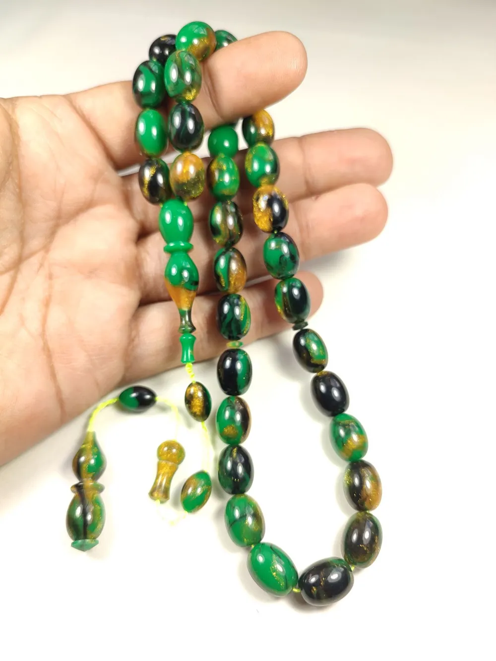 Ari̇f Baran Usta İşi̇ Si̇kkeli̇ Altın Parçacıklı  Ari̇zona Fi̇ruze küçük resim 4