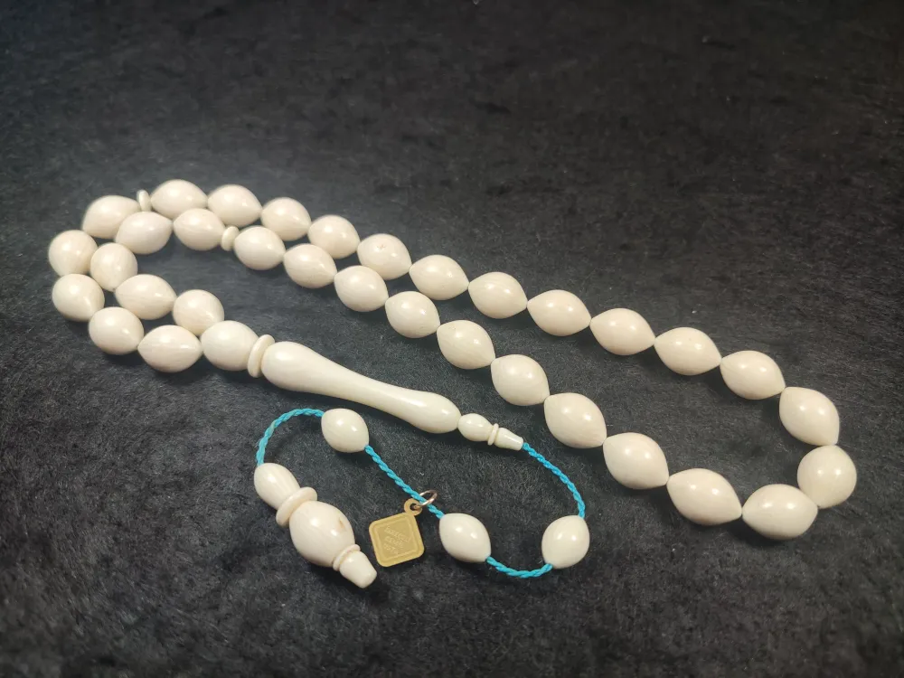 26 Gr. İskeçeli̇ Cemi̇l Usta Eseri̇ İri̇ Boy Hi̇popotam Di̇şi̇ küçük resim 3