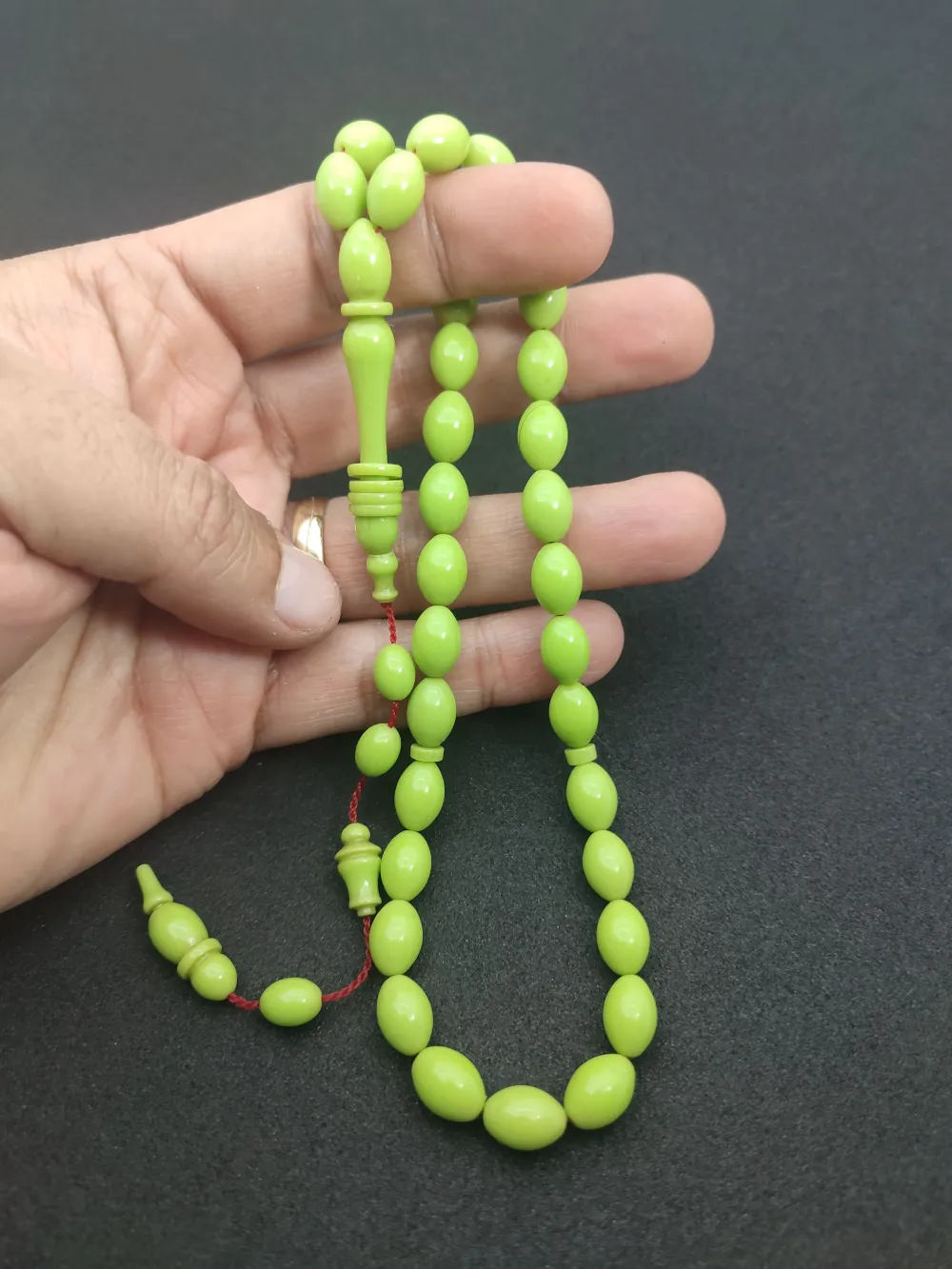 Ahmet Eryılmaz Usta Eseri̇ 0.6 Deli̇m İmame Halkalı Aykırı Renk Sıkma Kehri̇bar küçük resim 5