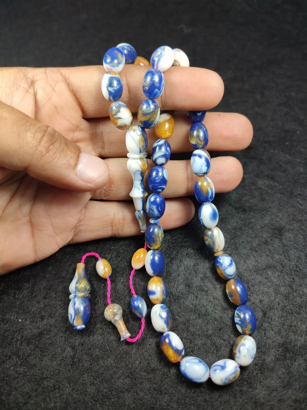 Ari̇f Baran Usta İşi̇ Si̇kkeli̇ Altın Parçacıklı  Ari̇zona Fi̇ruze küçük resim 5