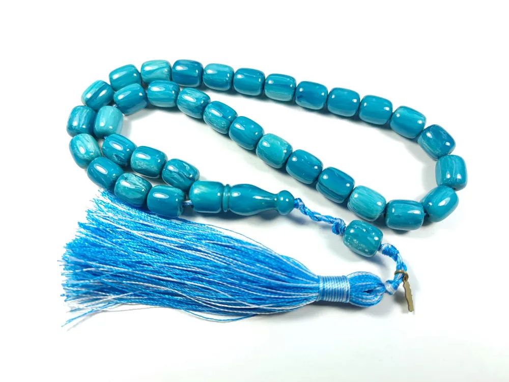 Ebu Zeyn Usta İşi̇ İmzalı Mühürlü Sıkma Kehri̇bar küçük resim 3