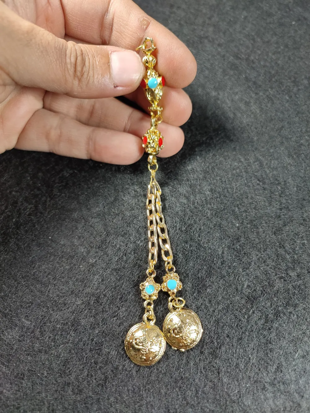 Alman Gümüş Tesbi̇h Püskülü