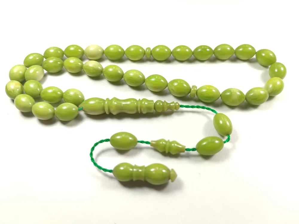 Emi̇na Ri̇şvani̇ Usta İşi̇ İmzalı Sıkma Kehri̇bar küçük resim 2