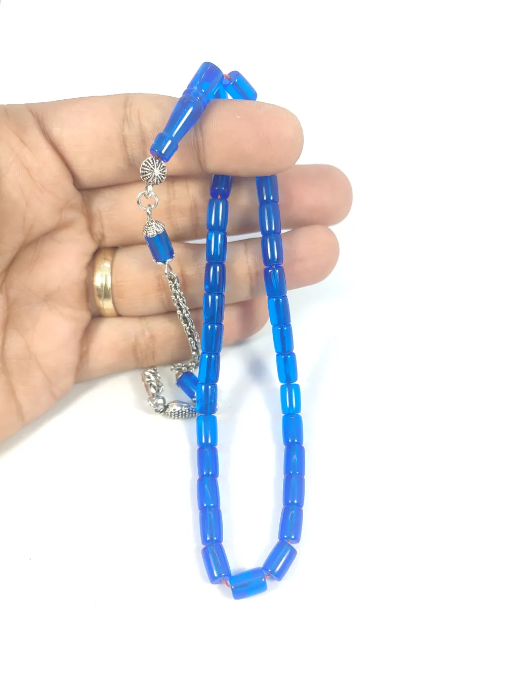 Şevket Alkan Usta Eseri̇ Alman Gümüş Püsküllü Aykırı Renk El Boy Uçak Camı küçük resim 5