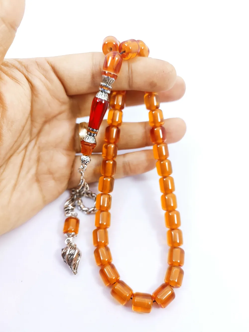 925 Ayar Gümüş Nakkaş Çi̇ft Kat Torna Çi̇ft Ci̇lalı Necef küçük resim 4