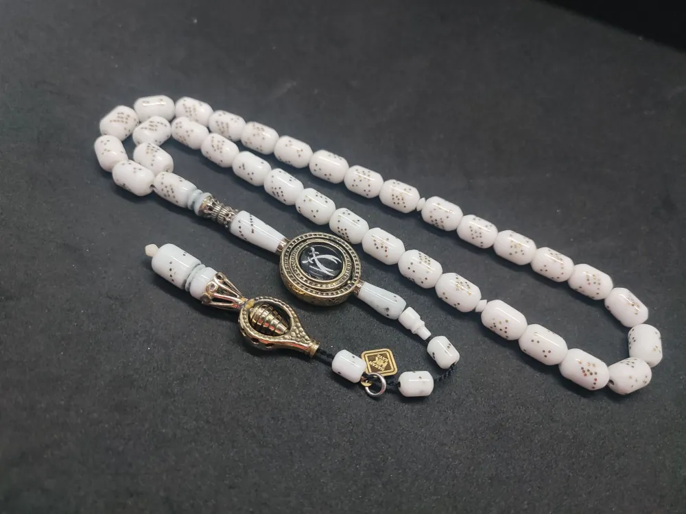 Hakan Kaya Usta  El İşçi̇li̇kli̇ Ağır Gümüş Nakkaşlı İri̇ Boy Çakımlı Deve Kemi̇ği̇