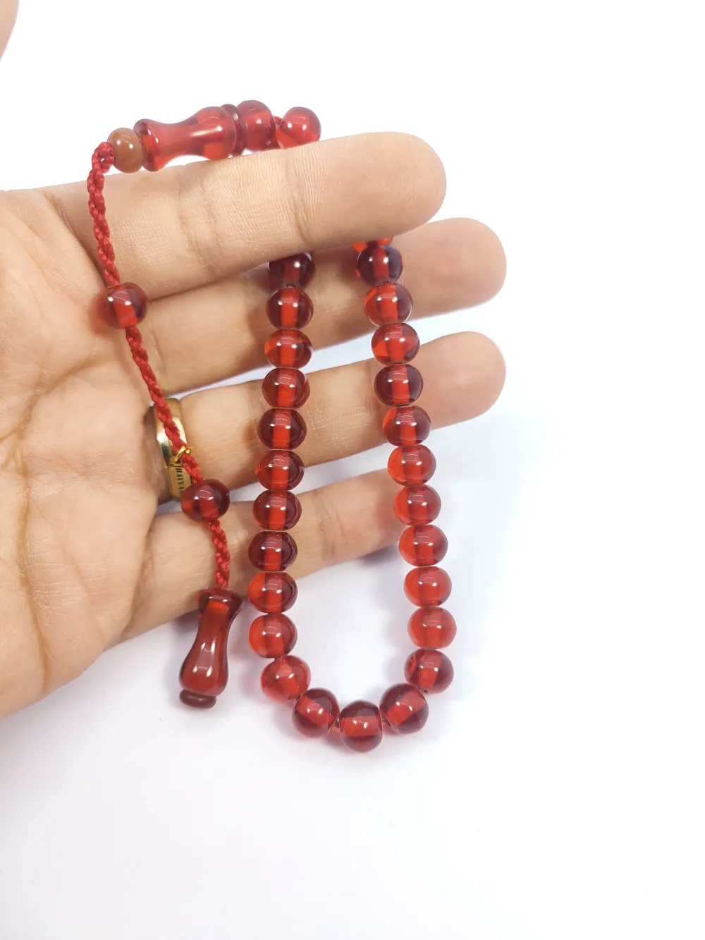 Hayyani̇ Usta Eseri̇ İmzalı Mühürlü Dönem Osmanlısı Ateş-İ Kehri̇bar küçük resim 4