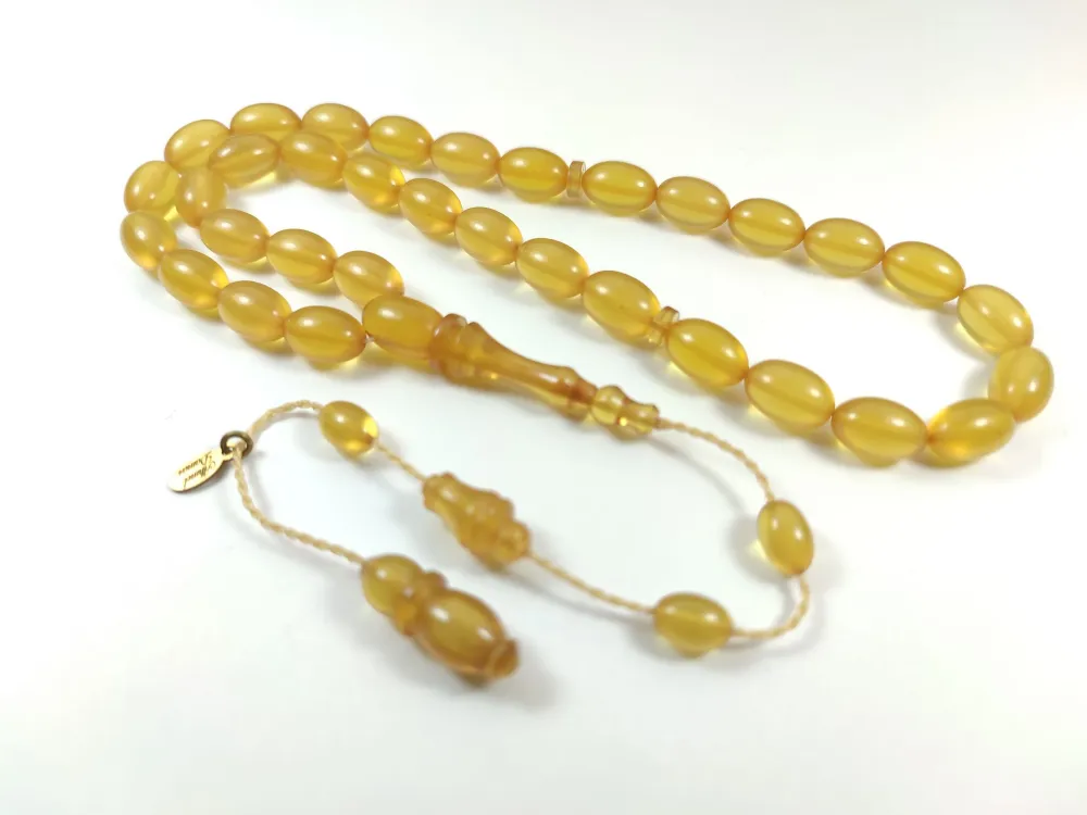 Ayhan Turan Usta İşi̇ İmzalı Mühürlü Sıkma Kehri̇bar küçük resim 2