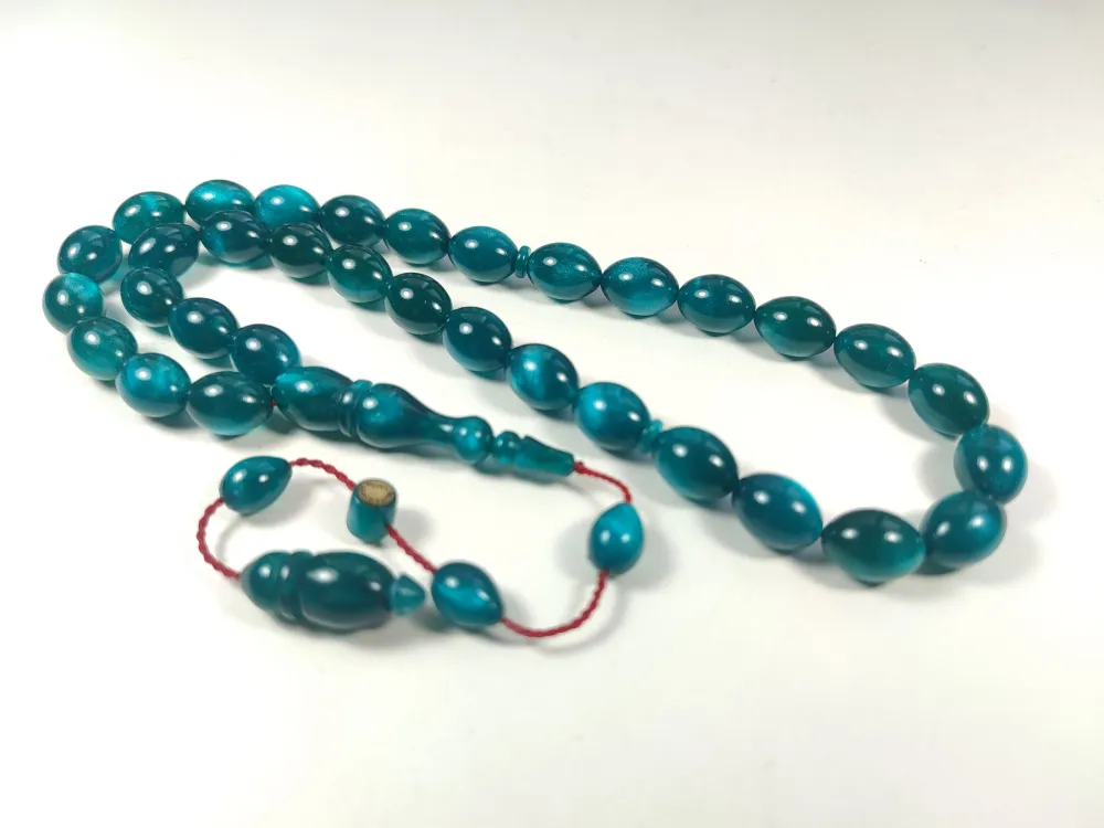 Muhammed Taci̇r Usta İşi̇ İmzalı Multi̇ Color  Sıkma Kehri̇bar