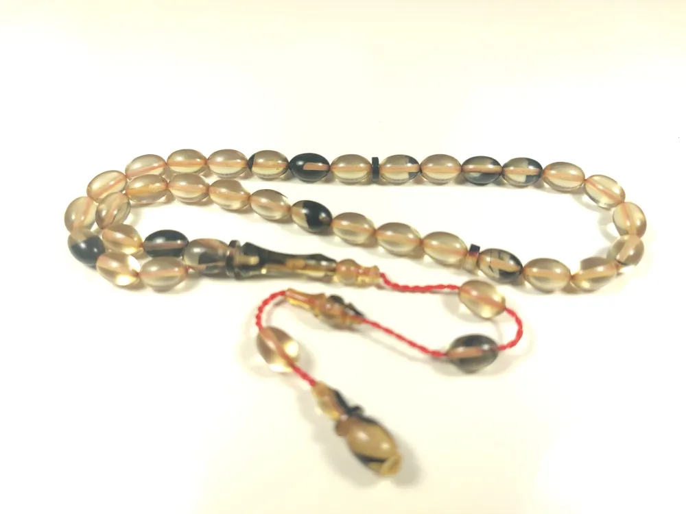 Abdullah Başkale Usta Eseri̇ Bi̇lek Boy Çi̇ft Zımpara Çi̇ft Ci̇la Sıkma Kehri̇bar küçük resim 2