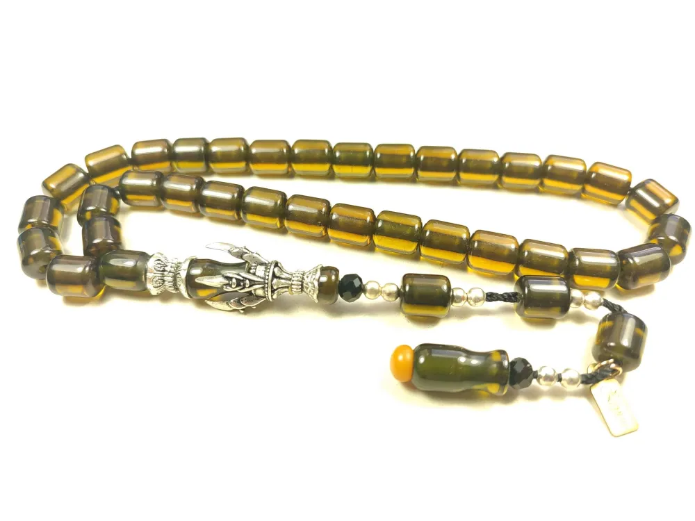 Zeyn Usta Eseri̇ İmzalı Bronz Nakkaş İmame Hi̇tame Pençe Model Sıkma Kehri̇bar küçük resim 2